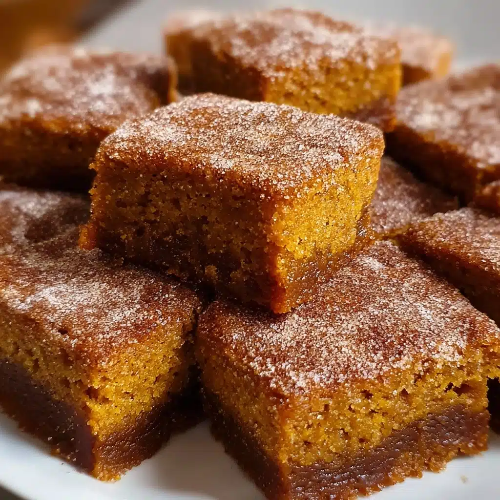 Pumpkin Snickerdoodle Blondies Recipe - Recipe Image