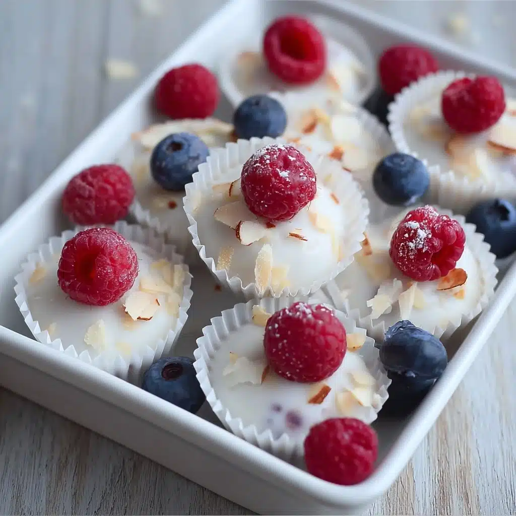 3 Ingredient Frozen Yogurt Bites Recipe - Recipe Image