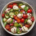 Cucumber Caprese Salad Recipe