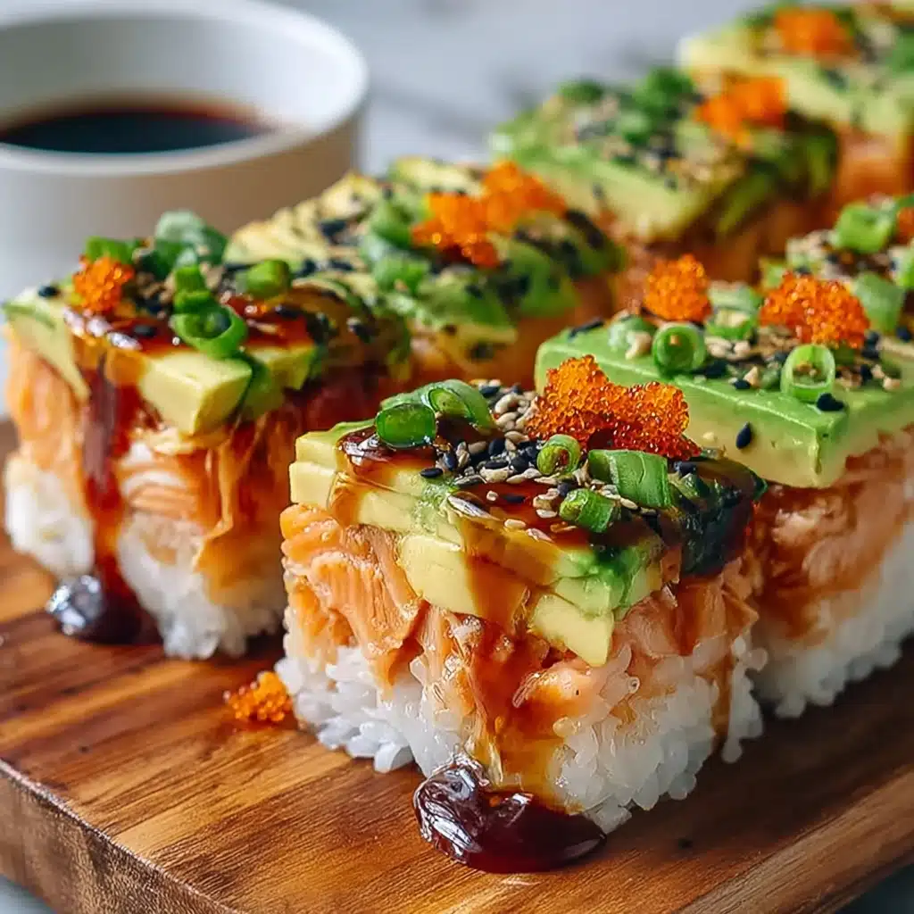 Spicy Salmon Sushi Bake Recipe - Recipe Image