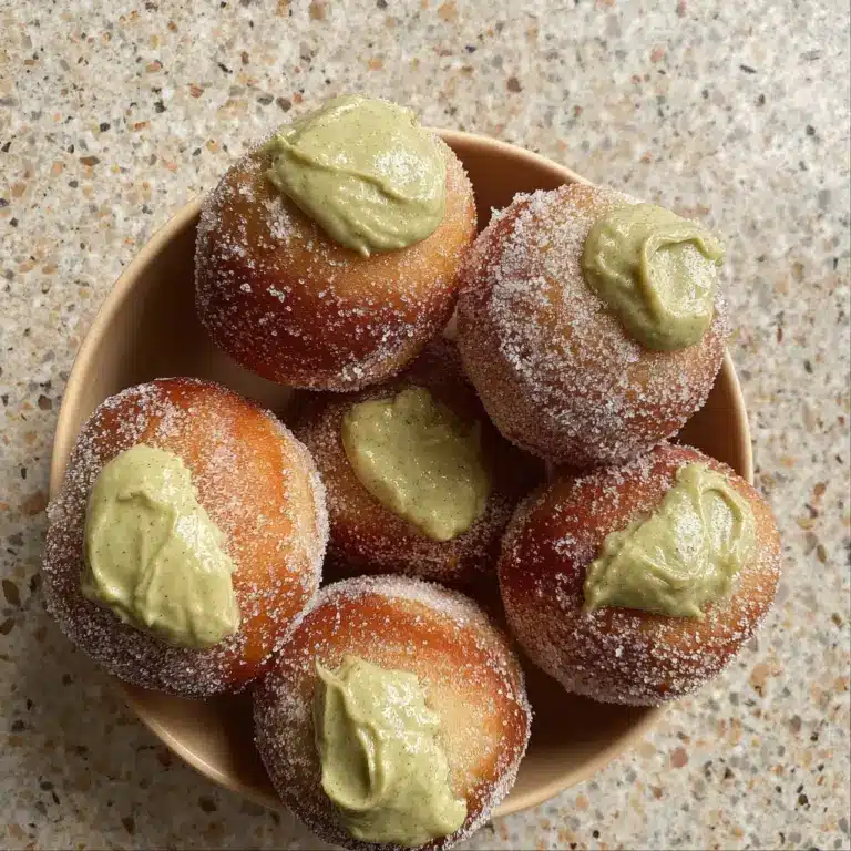 Pistachio Doughnuts Recipe