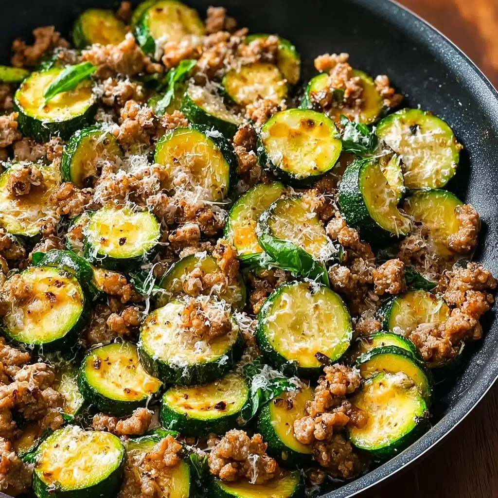 Ground Turkey and Zucchini Skillet Recipe - Recipe Image