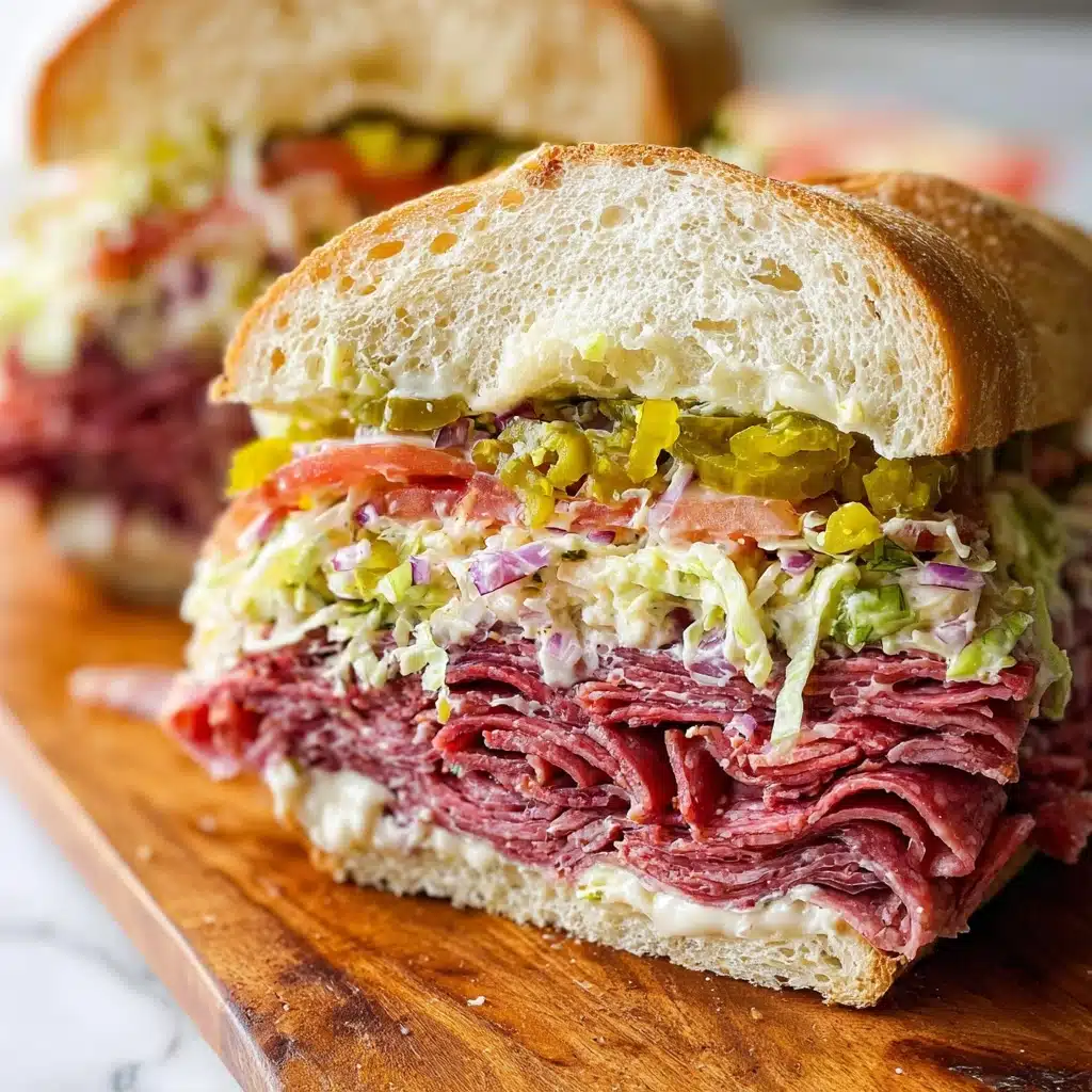 Italian Grinder Salad Sandwich Recipe - Recipe Image