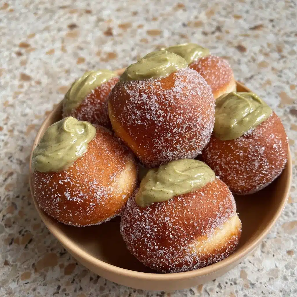 Pistachio Doughnuts Recipe - Recipe Image