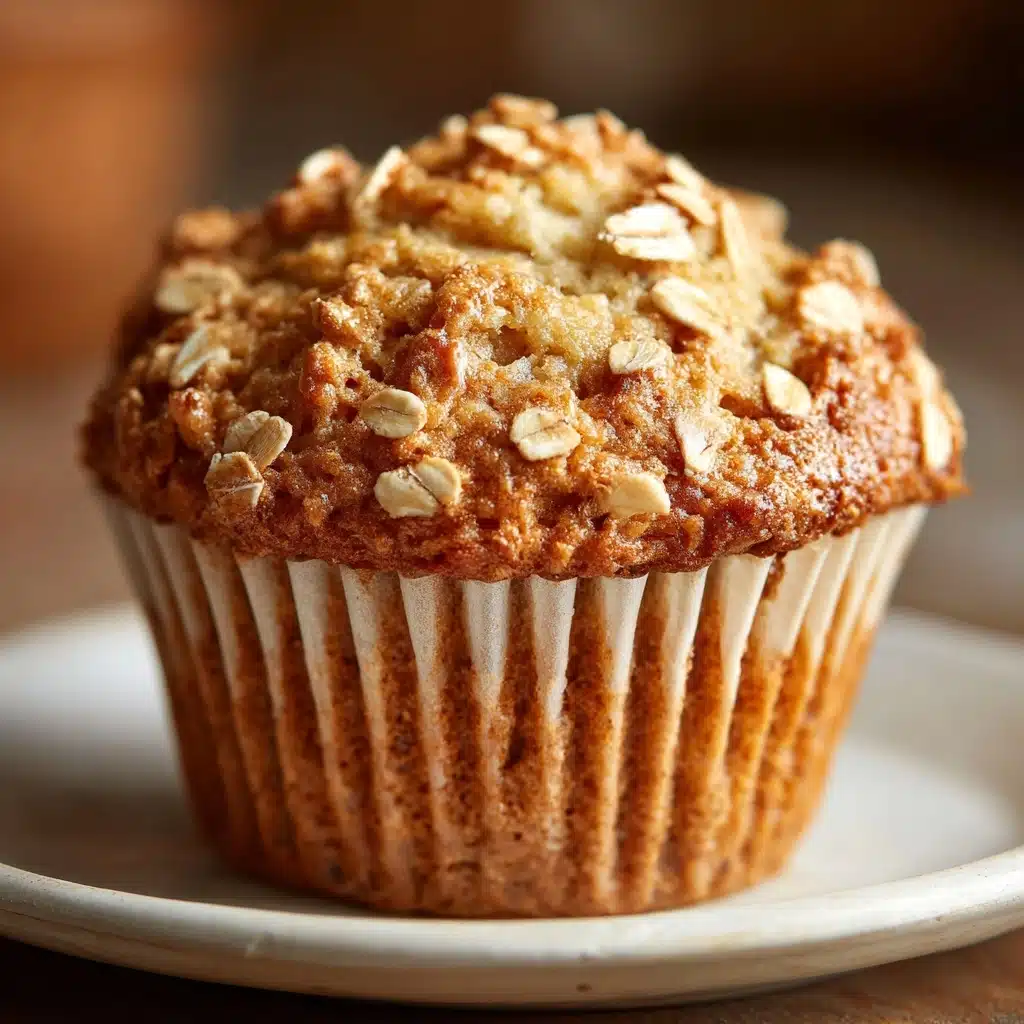 Healthy Banana Oatmeal Muffins Recipe - Recipe Image