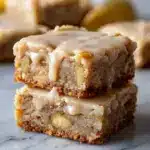 Irresistible Maple Glazed Apple Blondies Recipe