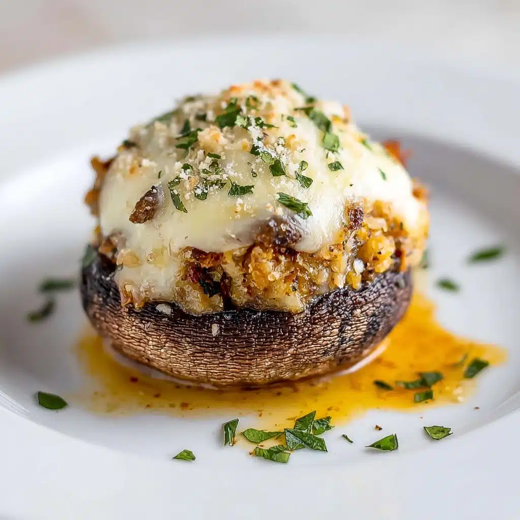 Tasty Olive Garden Stuffed Mushrooms Recipe - Recipe Image