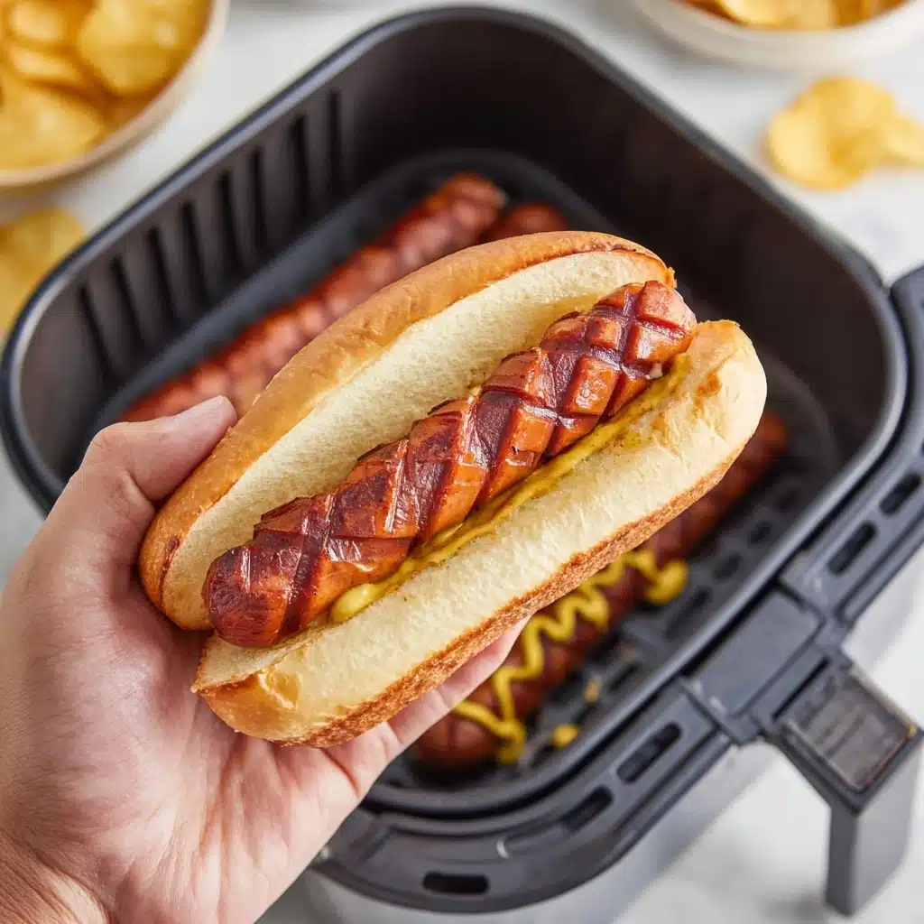 Air Fryer Hot Dogs Recipe - Recipe Image