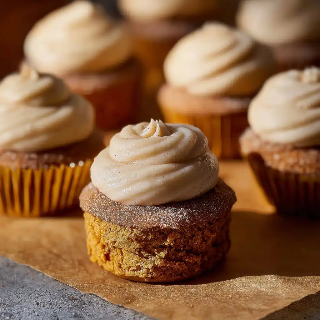 Pumpkin Spice Cupcakes with Cream Cheese Frosting Recipe - Recipe Image