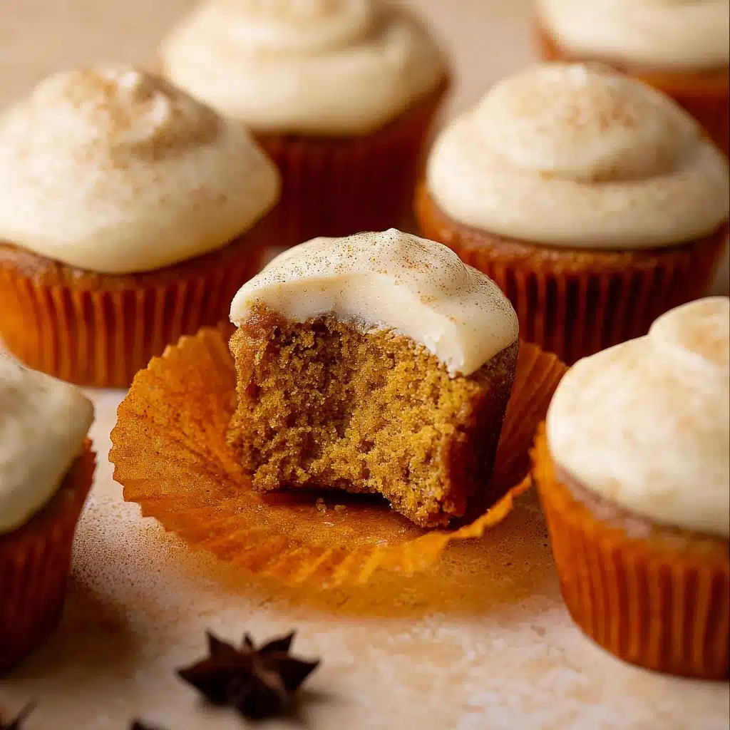 Pumpkin Spice Cupcakes with Cream Cheese Frosting Recipe - Recipe Image