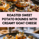 Sweet Potato Rounds with Goat Cheese Recipe