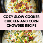 Slow Cooker Chicken and Corn Chowder Recipe