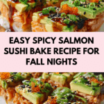 Spicy Salmon Sushi Bake Recipe