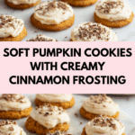 Soft Pumpkin Cookies with Cinnamon Frosting Recipe