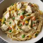 Quick Chicken Pot Pie Pasta Recipe