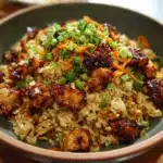 Easy Japanese BBQ Chicken Fried Rice Recipe