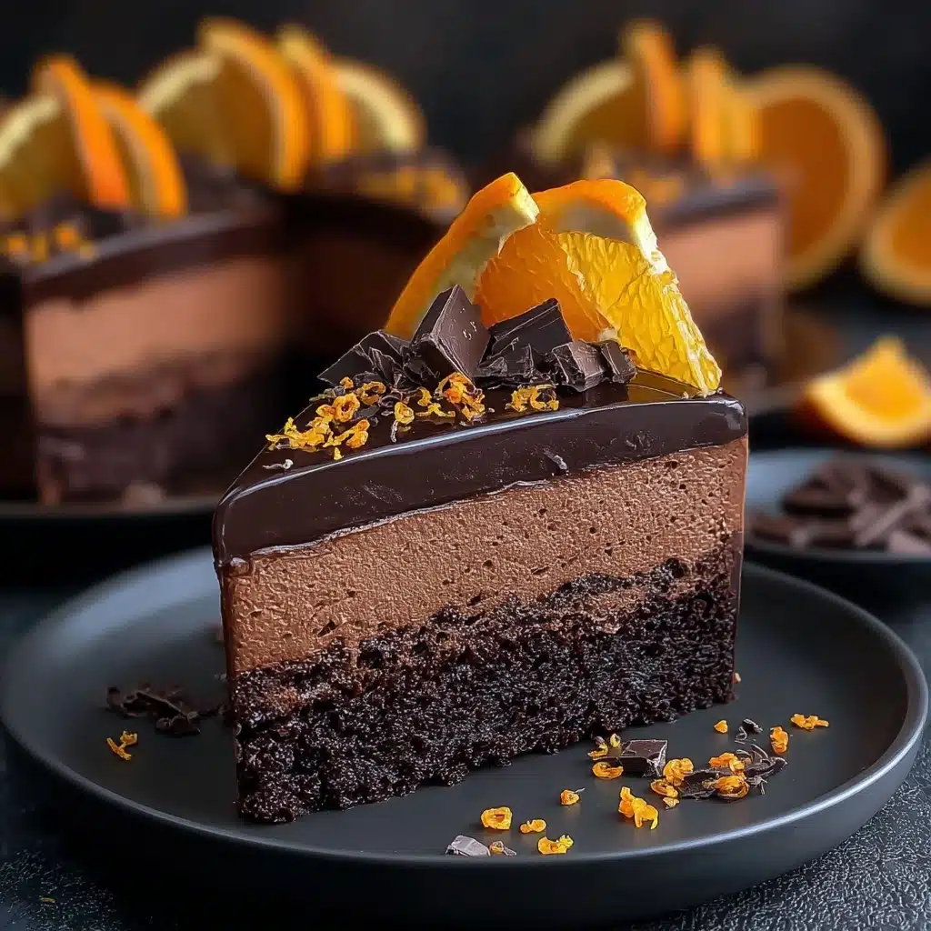 Chocolate Orange Mousse Cake Recipe - Recipe Image