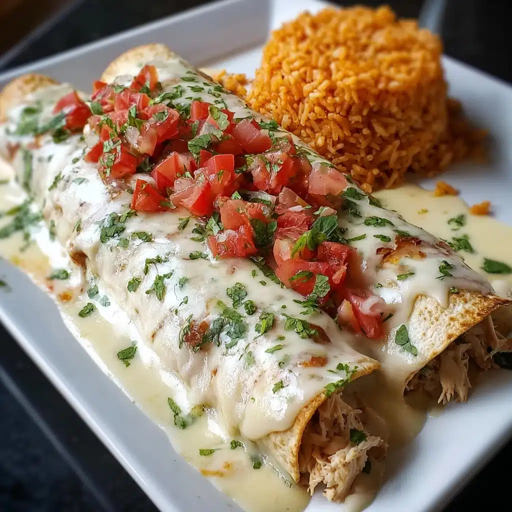 Queso Chicken Enchiladas Recipe - Recipe Image