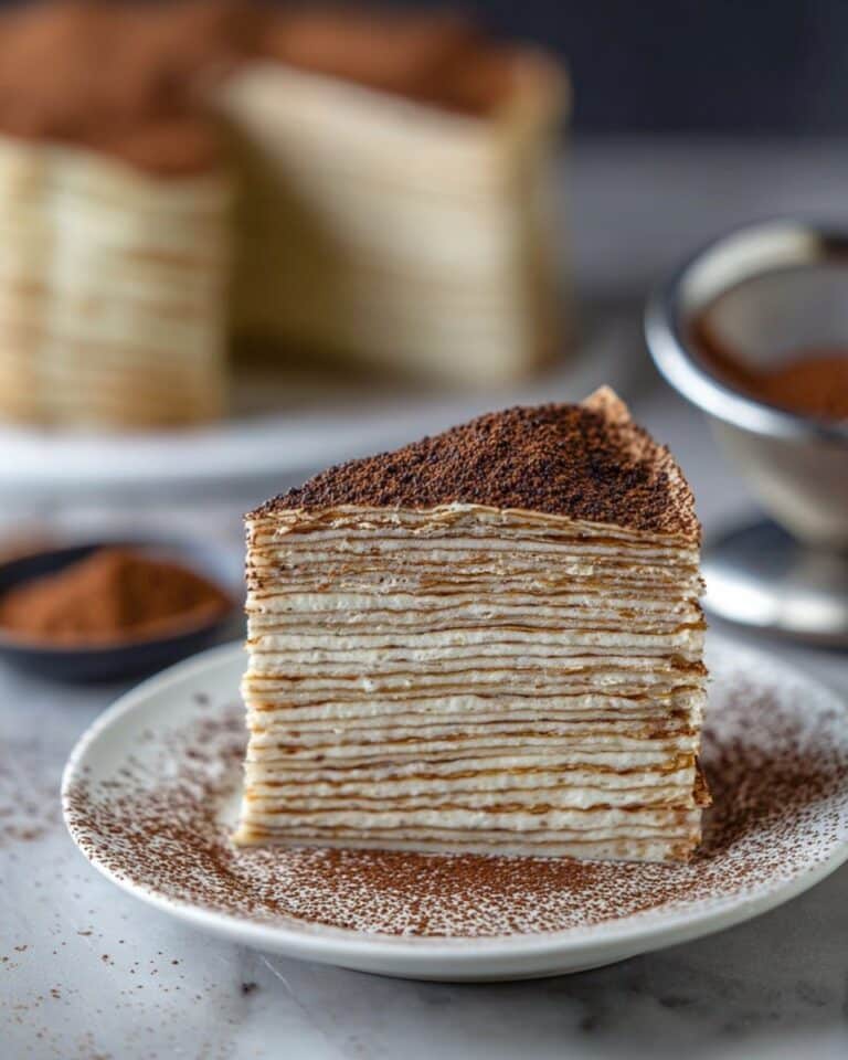 Tiramisu Crepe Cake Recipe
