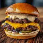 Create Mouthwatering Smoked Cajun Cheese Burgers at Home Recipe