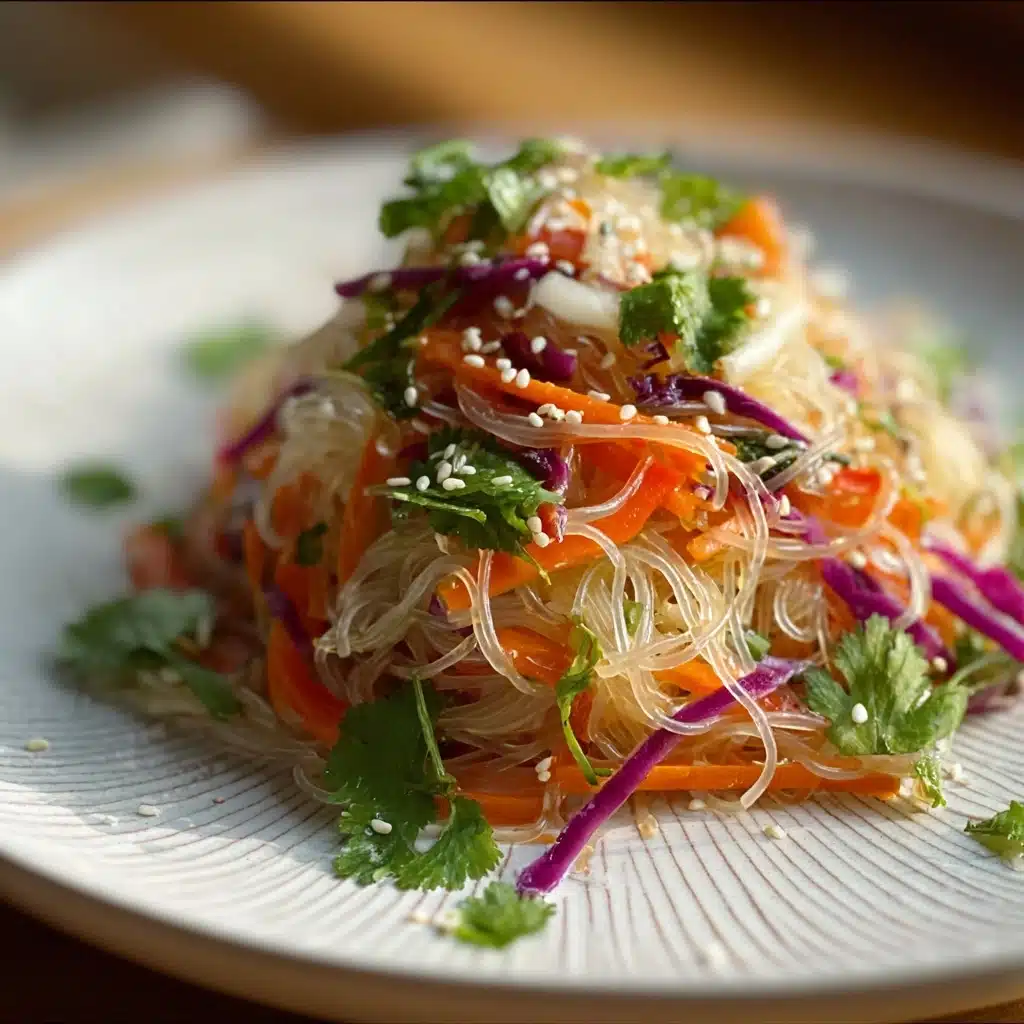 Asian Noodle Salad with Ginger-Lime Dressing Recipe - Recipe Image
