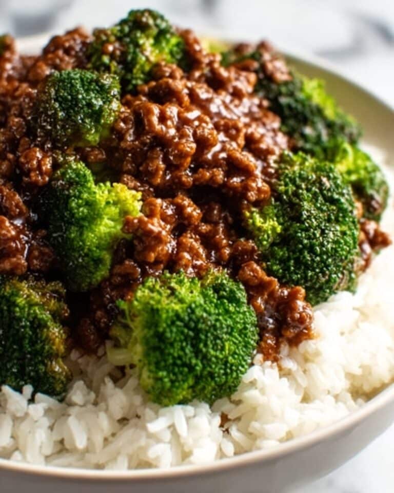Honey Garlic Ground Beef and Broccoli Recipe