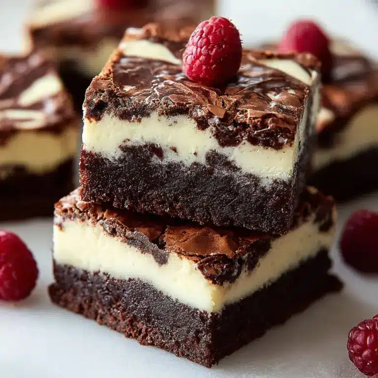 Indulgent Cheesecake Brownies Recipe