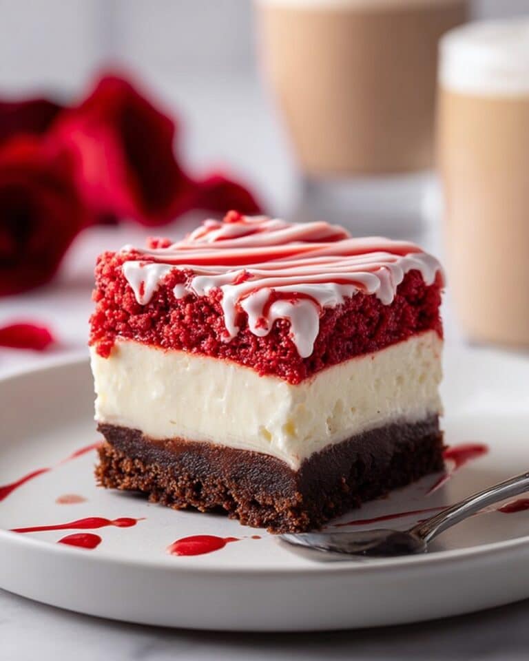 Red Velvet Cheesecake Brownies Recipe