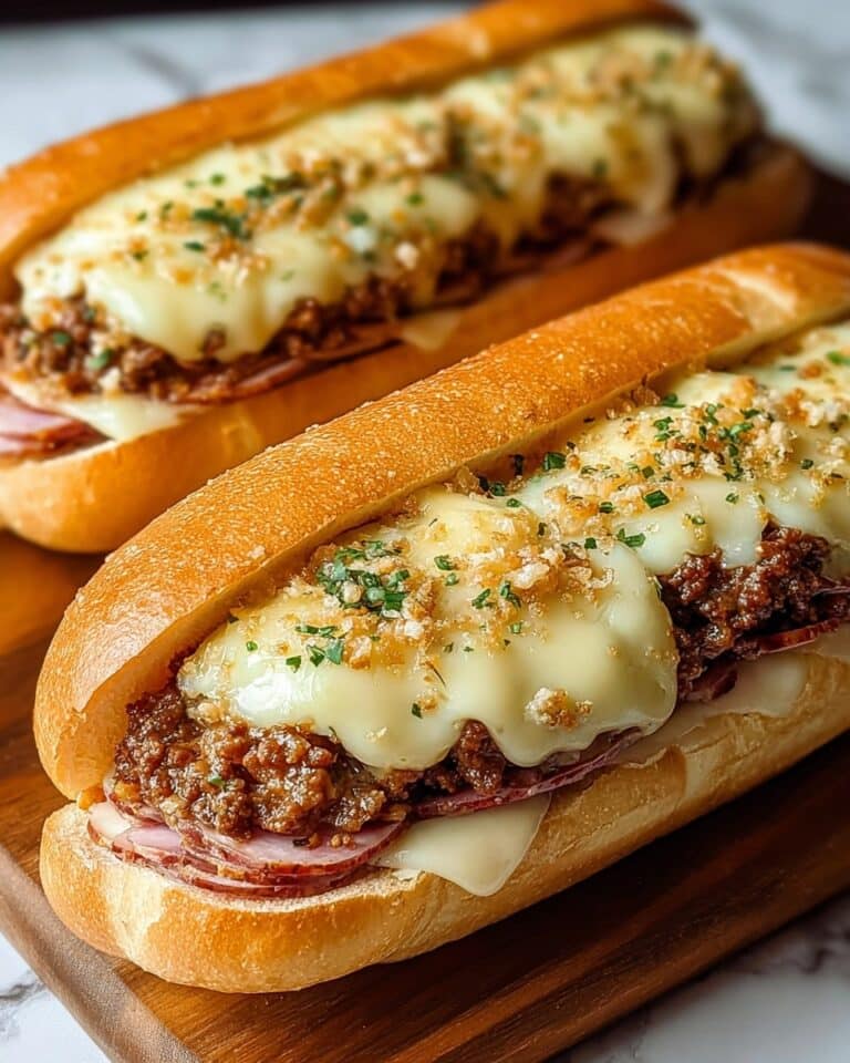 Baked Italian Sub Sandwiches Recipe