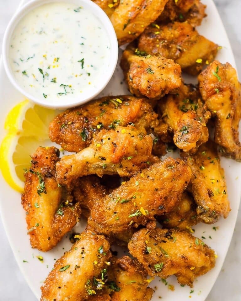 Lemon Pepper Chicken Wings Recipe