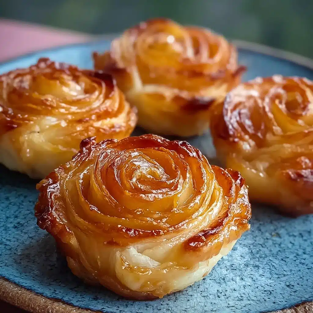 Peach Pie Cruffins Recipe - Recipe Image