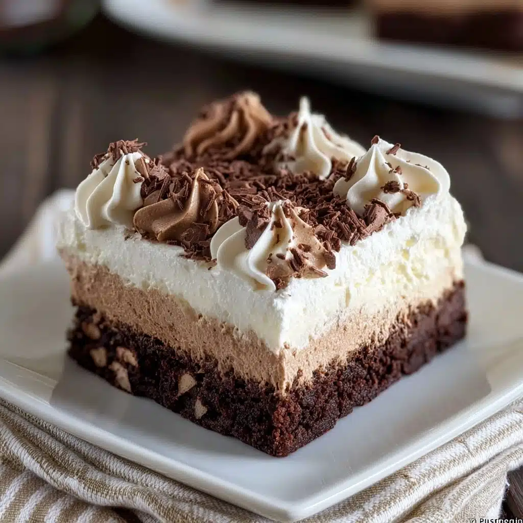 French Silk Brownies Recipe - Recipe Image