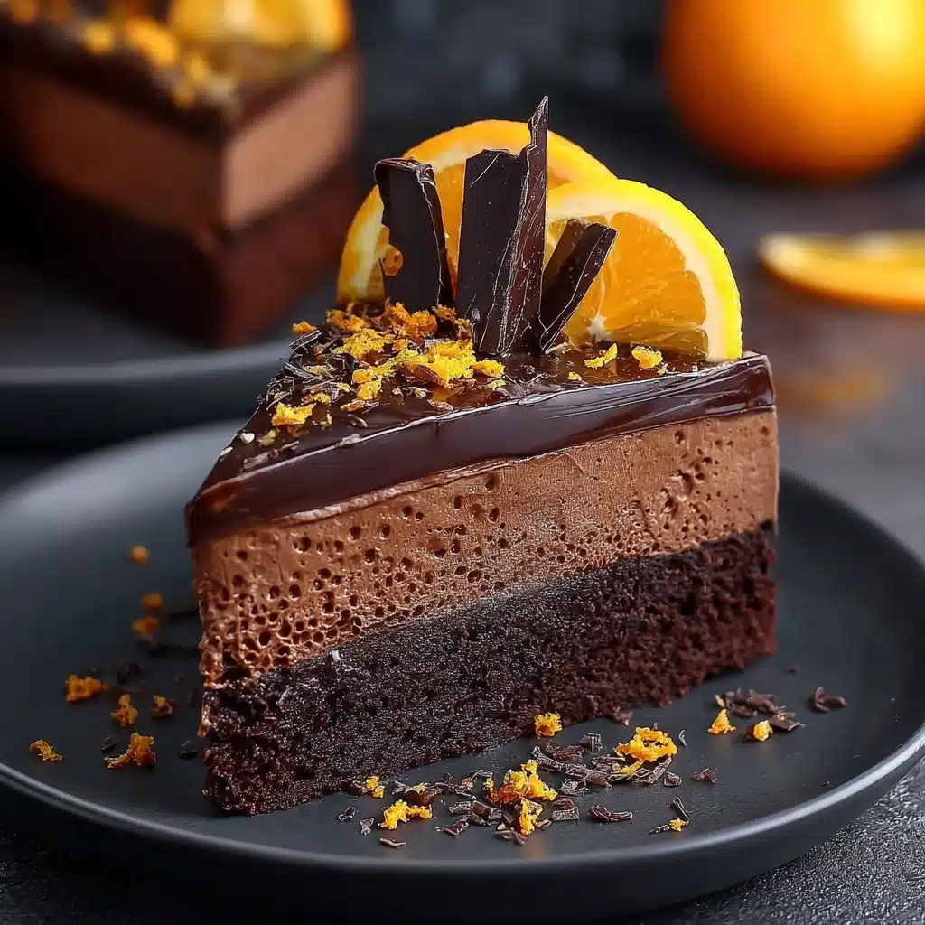 Chocolate Orange Mousse Cake Recipe - Recipe Image