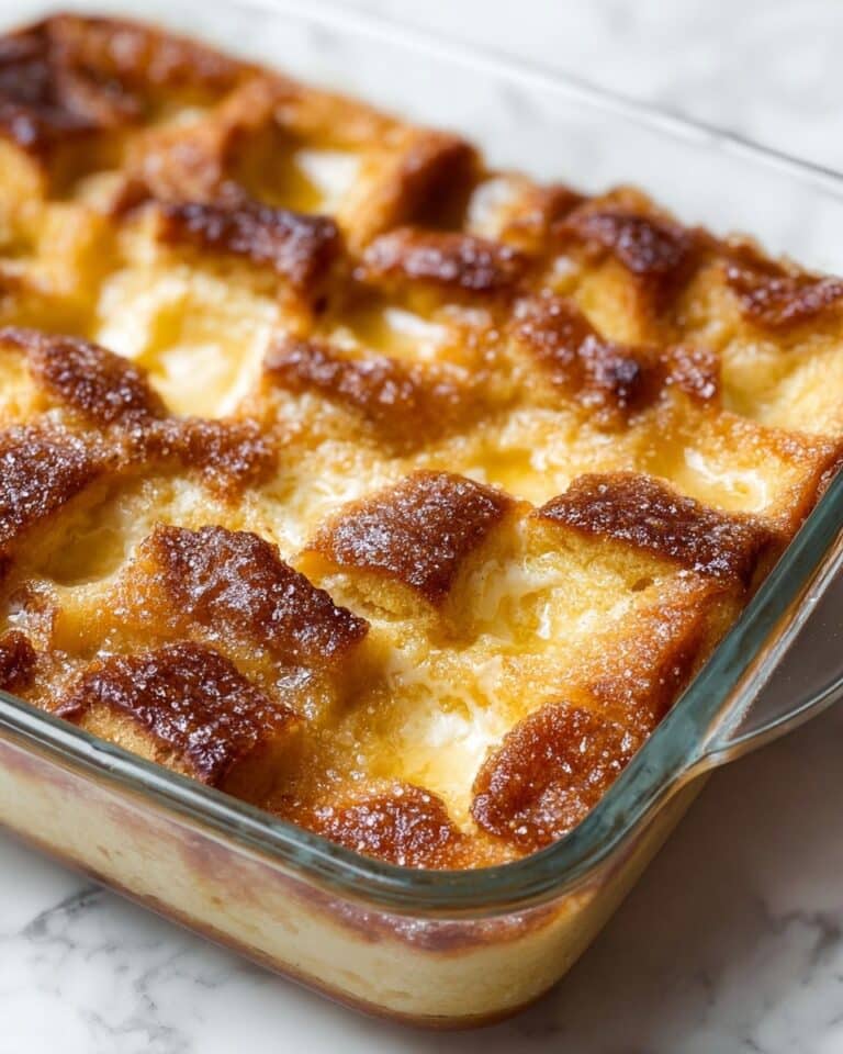 Classic Bread Pudding with Buttery Sauce Recipe
