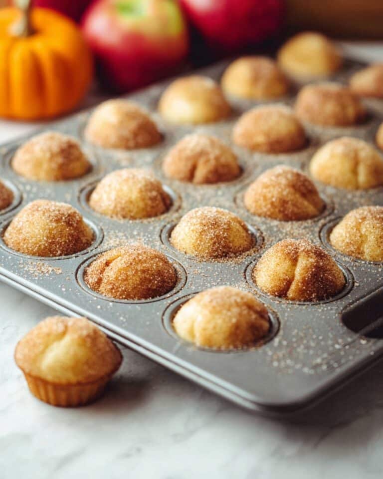 Apple Cider Donut Mini Muffins Recipe