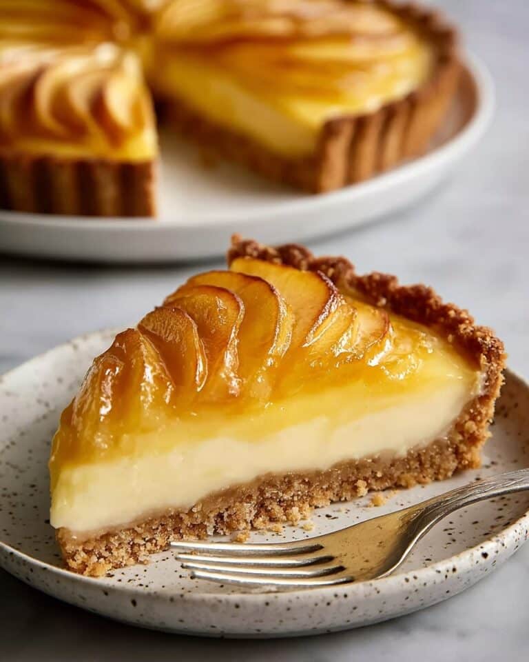 French Custard Pie with Apples Recipe