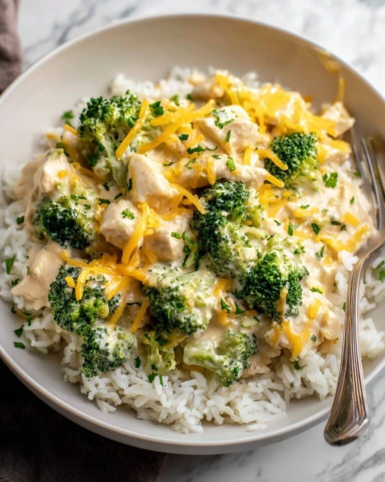 Irresistible Crockpot Creamy Broccoli Cheddar Chicken Delight Recipe