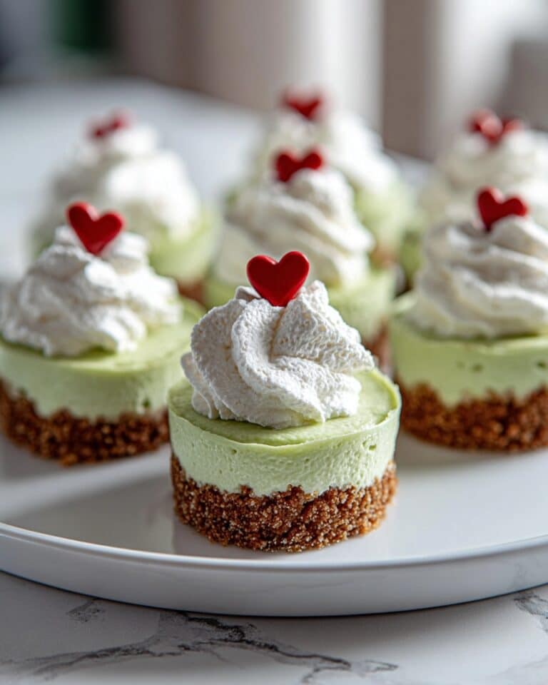 Grinch Mini Cheesecake Recipe