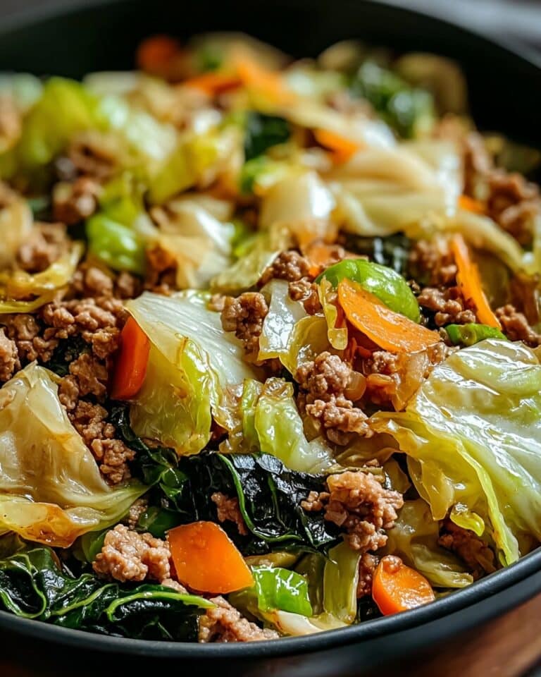 Chinese Ground Beef and Cabbage Recipe