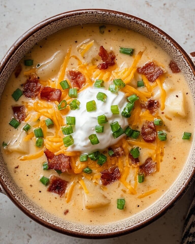 Comforting Loaded Baked Potato Soup for Cold Days Recipe