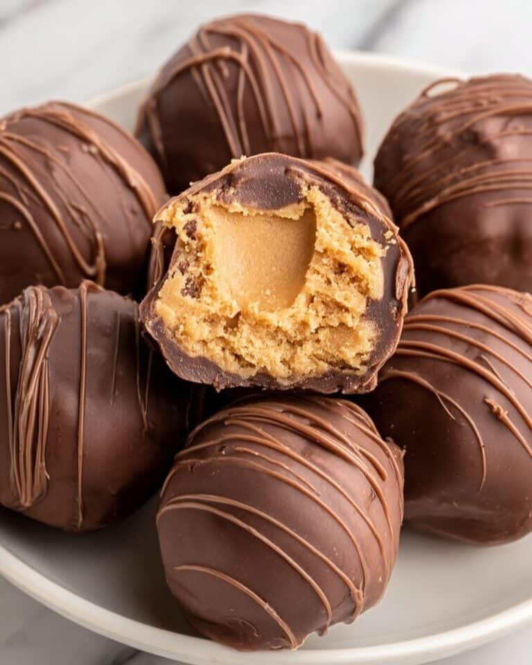 Chocolate-Dipped Peanut Butter Balls Recipe