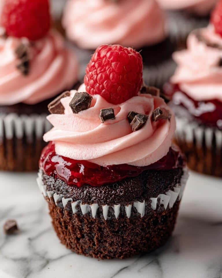Decadent Raspberry Chocolate Lava Cupcakes Recipe