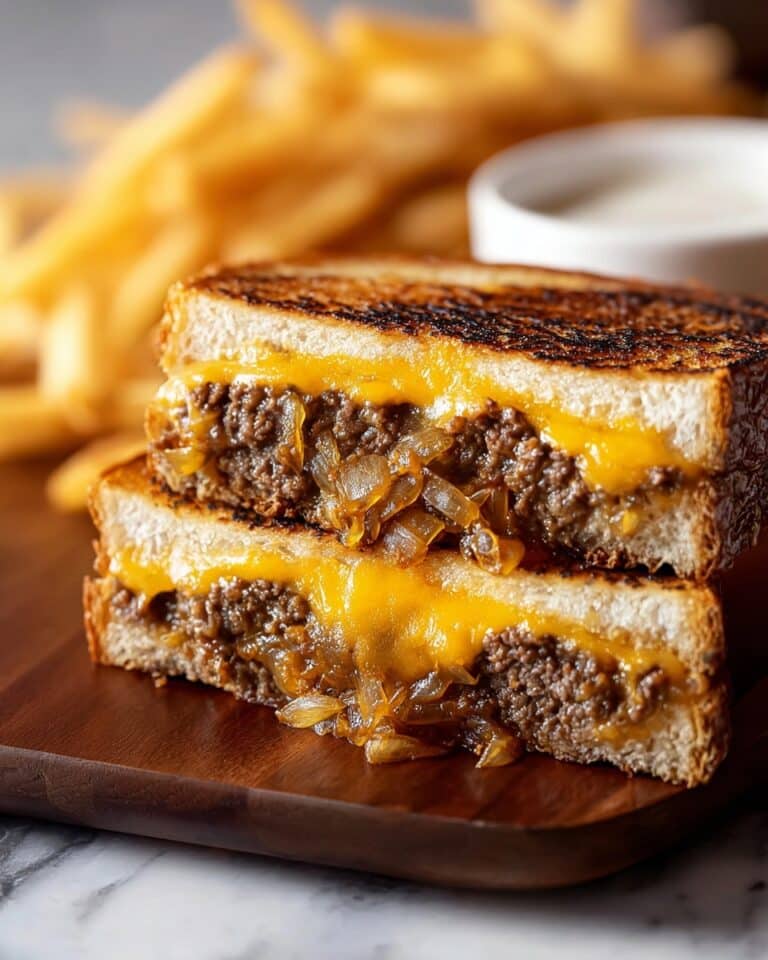Patty Melts with Caramelized Onions and Secret Sauce Recipe