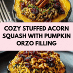 Flavors of Chaos Cake Pumpkin Orzo Acorn Recipe