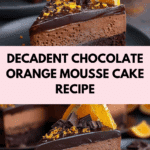Chocolate Orange Mousse Cake Recipe