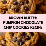Brown Butter Pumpkin Chocolate Chip Cookies Recipe
