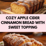 Apple Cider Cinnamon Bread Recipe