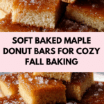Soft Baked Maple Donut Bars Recipe