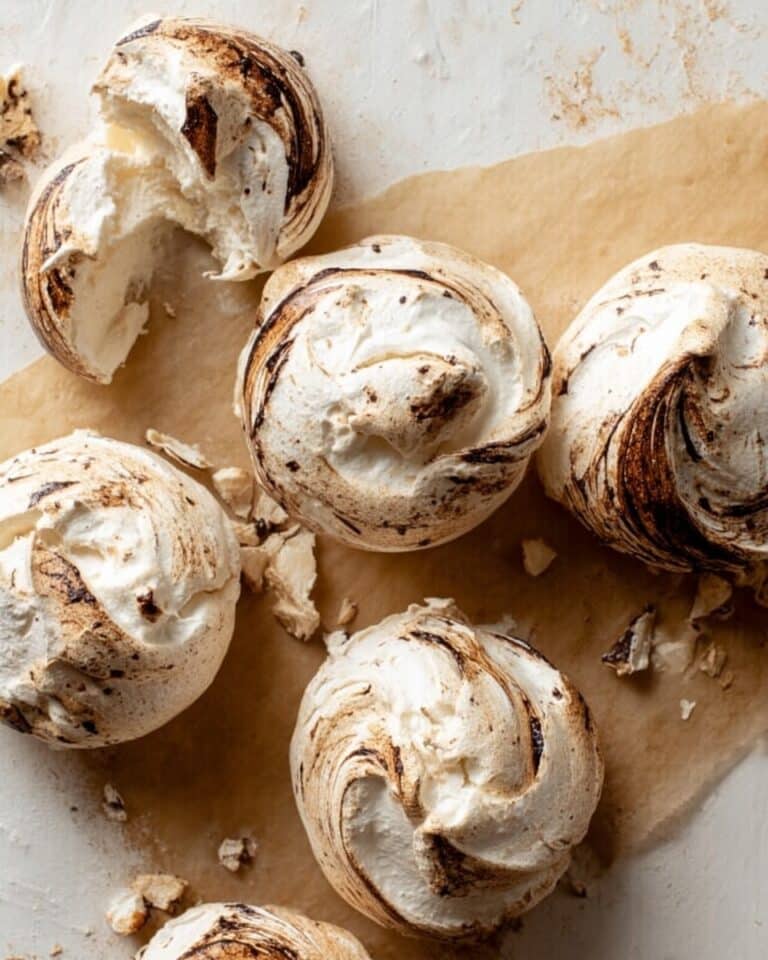 Swirled Chocolate Meringues Recipe