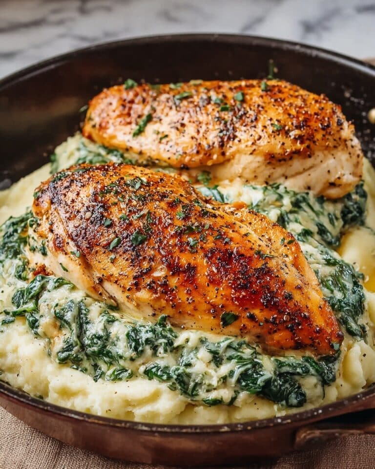 Easy Spinach Stuffed Chicken Breasts Recipe